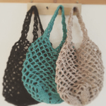 ネット編みバッグ