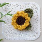 ひまわり🌻ブローチ