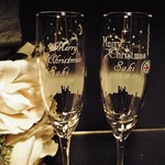 バローネ　ペアシャンパンセットクリスマス限定デザイン