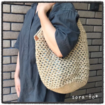 再販♪ 麻バッグ♪　No.238