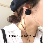 【再再販❤︎】水引イヤリング  ブラック