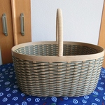 ワンハンドルのかご