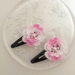 レースのお花のヘアピン(ミックス)