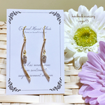 キラリ揺れる✴︎naturalピアス