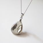 だまし絵のネックレス（シルバー）