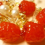 *限定*イヤフォンジャック(朝積みラズベリー×王冠パール)