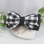 【送料込み】Opera❇black check バナナクリップ        