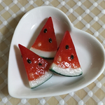 スイカのブローチ♪
