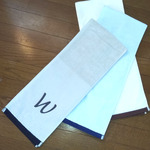 イニシャル入りマフラータオル　 