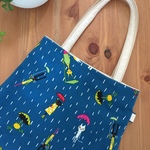 【new】縦長ぽってりお買い物バッグ＊雨の日