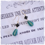 ...vintage...ドイツビーズのピアス*(イヤリング)