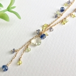 特別注文品☆レモンクォーツのネックレス 星垂-hotaru-(K14GF)