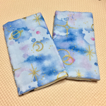 再販2☆抱っこ紐 よだれカバー ギャラクシー柄ブルー