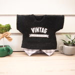 重ね着風Tシャツ（オビツ11用ブラック）