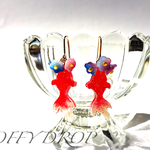 ゆらゆら金魚のピアス/イヤリング/ノンホールピアス