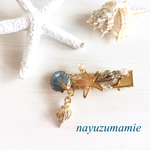 ∵∴shell&starfish∵∴ヘアクリップ右付け用【266】E