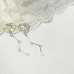 zigzag silver heart ♡