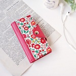 libertyダンジョ赤◆アクオス/Xperia/Galaxy/Android◆リバティ手帳型スマホケース 