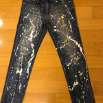 WILKO様オーダー品 ペイントジーンズ