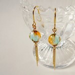 【再販】柚子ピアス(イヤリング変更可)