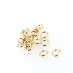 【100点セット】0.6×6mm14KGFゴールドフィルド金張り丸カン