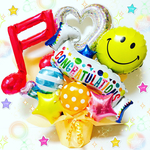 開店祝い♬お誕生日☆スマイリー バルーンギフト☆送料無料