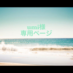umi様専用ページ