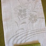 送料無料[新品]麻混･半衿(なでしこ)