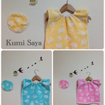 再4販✨babyオススメ✨ガーゼエプロン1枚850円✨くま柄0歳〜3歳