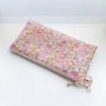 ★LIBERTY　Betsy　Beach　ベッツィ・ビーチ 　ピンク　中布・内ポケット(1＋2分割×2)付きポーチ　◆通帳ポーチ・ペンケースにも♪