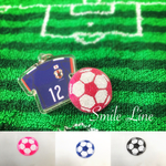 3Dボディジュエリー【フェイクタトゥー】サッカーボール (ピンク)