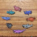 NEW2種追加！古代生物  海の生き物 ピアス（受注製作）