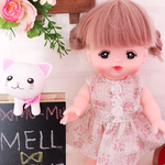 1、花柄 ノースリーブワンピース♩ メルちゃん  