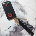 バラ刺繍のレースケースiPhone/iPhone6/iPhone6plus/iPhone7/iPhone7plusスマホケース