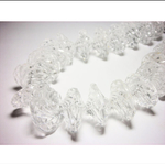 2個・アクリルクリスタル変形ビーズ(25×16mm)