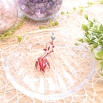 ゆらゆら金魚のピアス（片耳用）