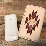 レザーアイコス（iQOS）ケース ネイティブ柄