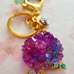 みこ様専用ページ♡♡紫陽花バックチャーム～鉱石～