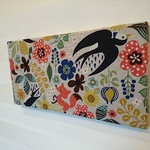 つばめとキツネのファブリックパネル 40cm×20cm 