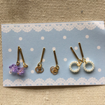 りかちゃんピアス3点set