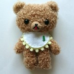 ミニぬいぐるみ くま (もみの木スタイ)
