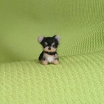 ちびちびヨークシャーテリア パピー 羊毛フェルト