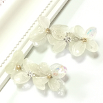 紫陽花ブローチ(グレー&ホワイト)