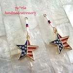 星条旗アメリカンピアス/イヤリング
