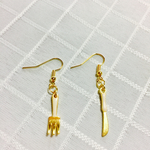 フックピアス☆ナイフ&フォーク