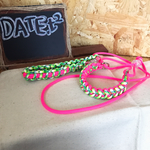 ★パラコード【小型犬用】オシャレ可愛い個性的♡首輪一体型リード(チョークタイプ)