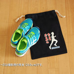 シルエット巾着袋（大）（お子様の体育袋やシューズケースに）