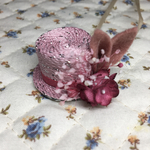 ミニハット ピンクうさぎ