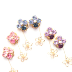 あじさいとゆれるflower　イヤリング