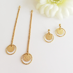 ゆれるサークル チェーンピアス*イヤリング*